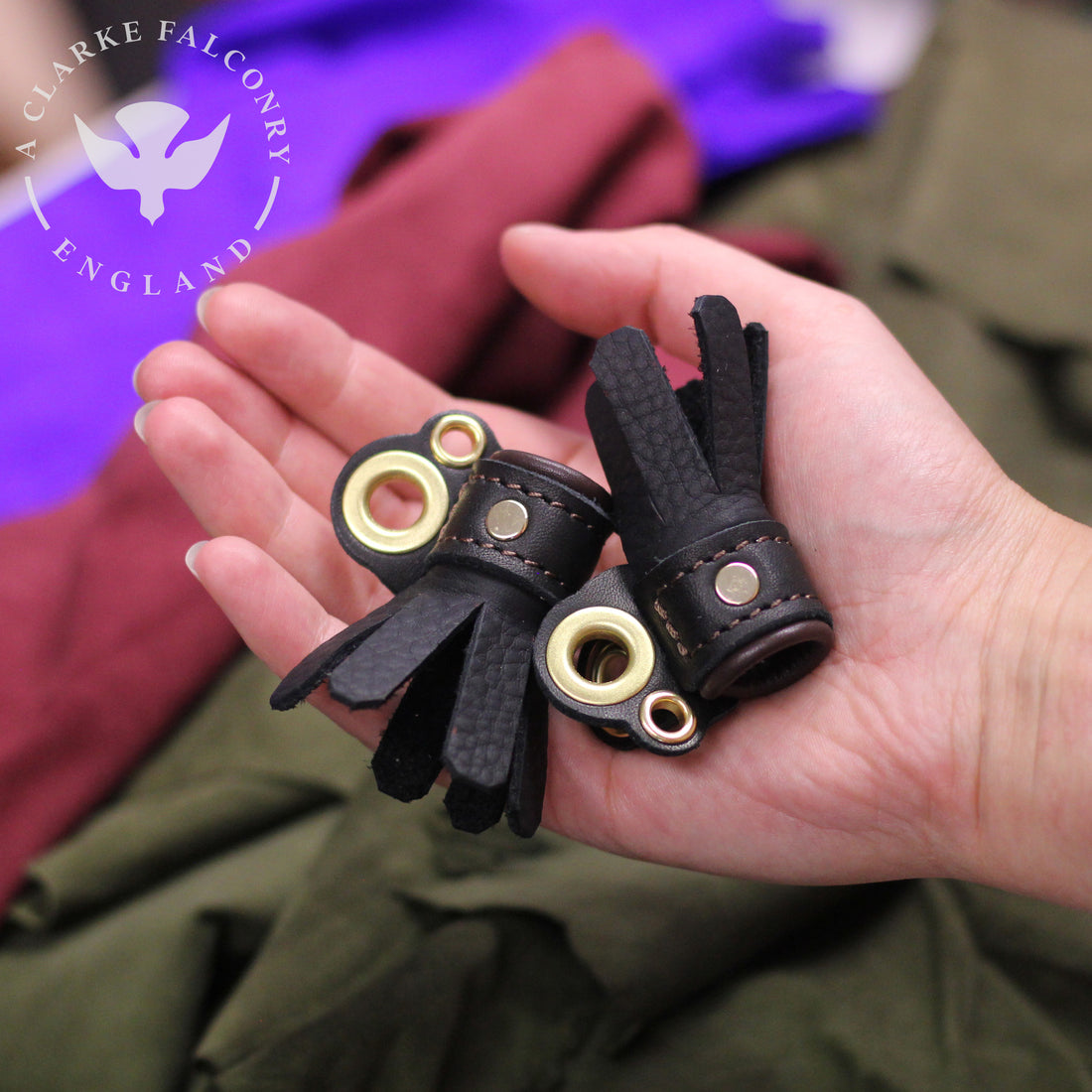 Squirrel chaps for a Female Redtail with the additional eyelet...