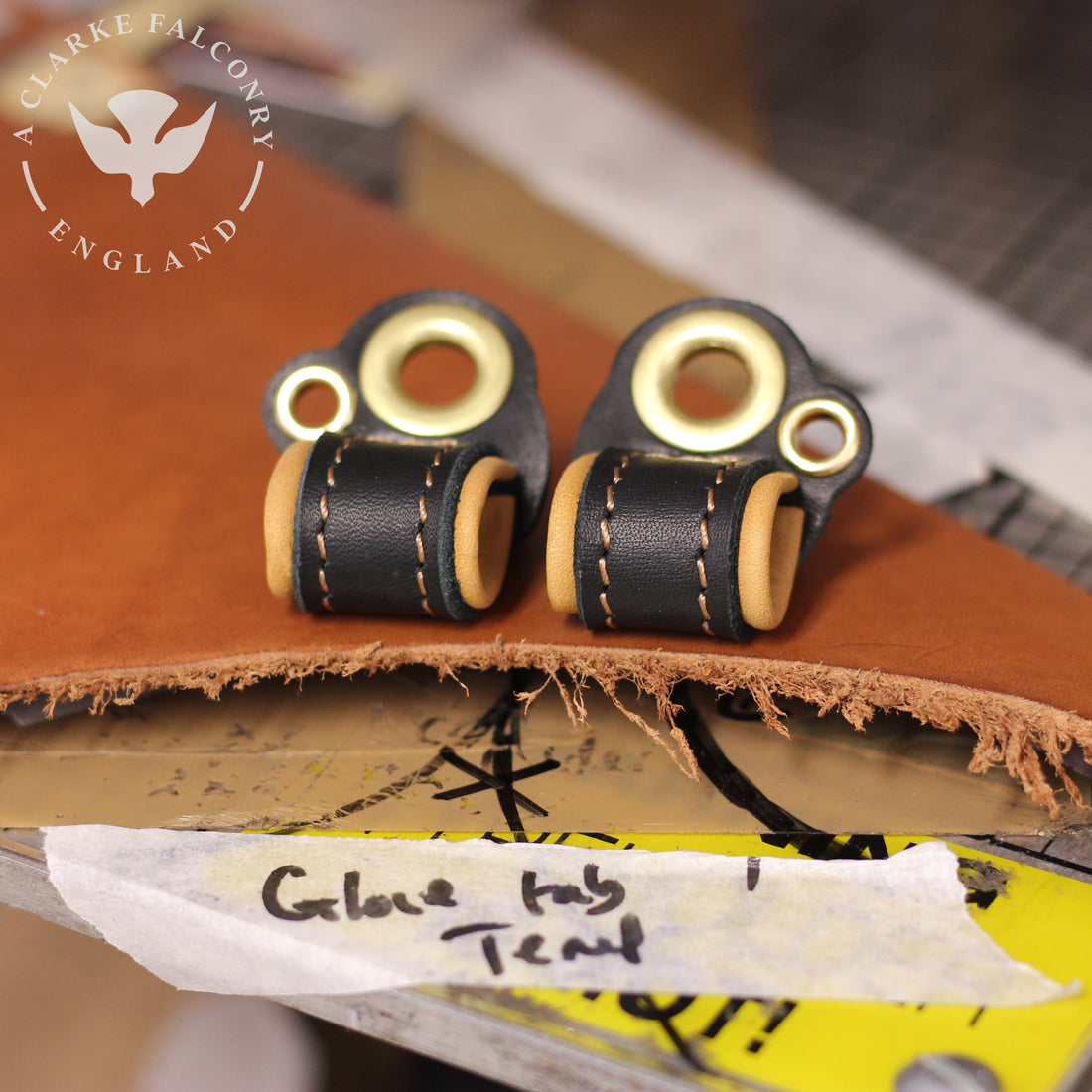 Some nice colours chosen for these bespoke lined anklets with additional eyelet...