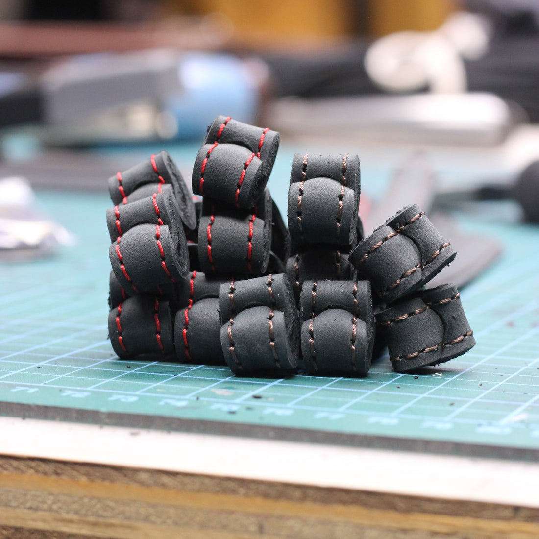 Black brown and red. A tidy combination!