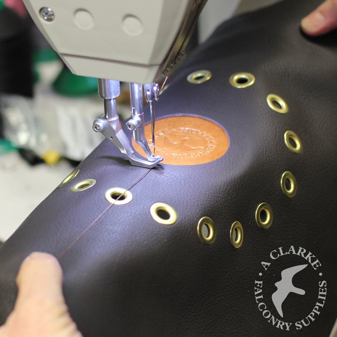 Sewing in circles takes some concentration!