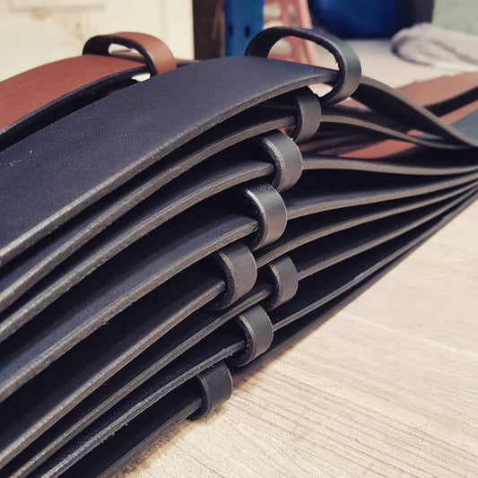 Belts for the upcoming Falconry Fair