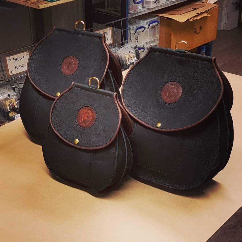 A Little Side Project - Fantastic Falconry Bags in Reverse Colours