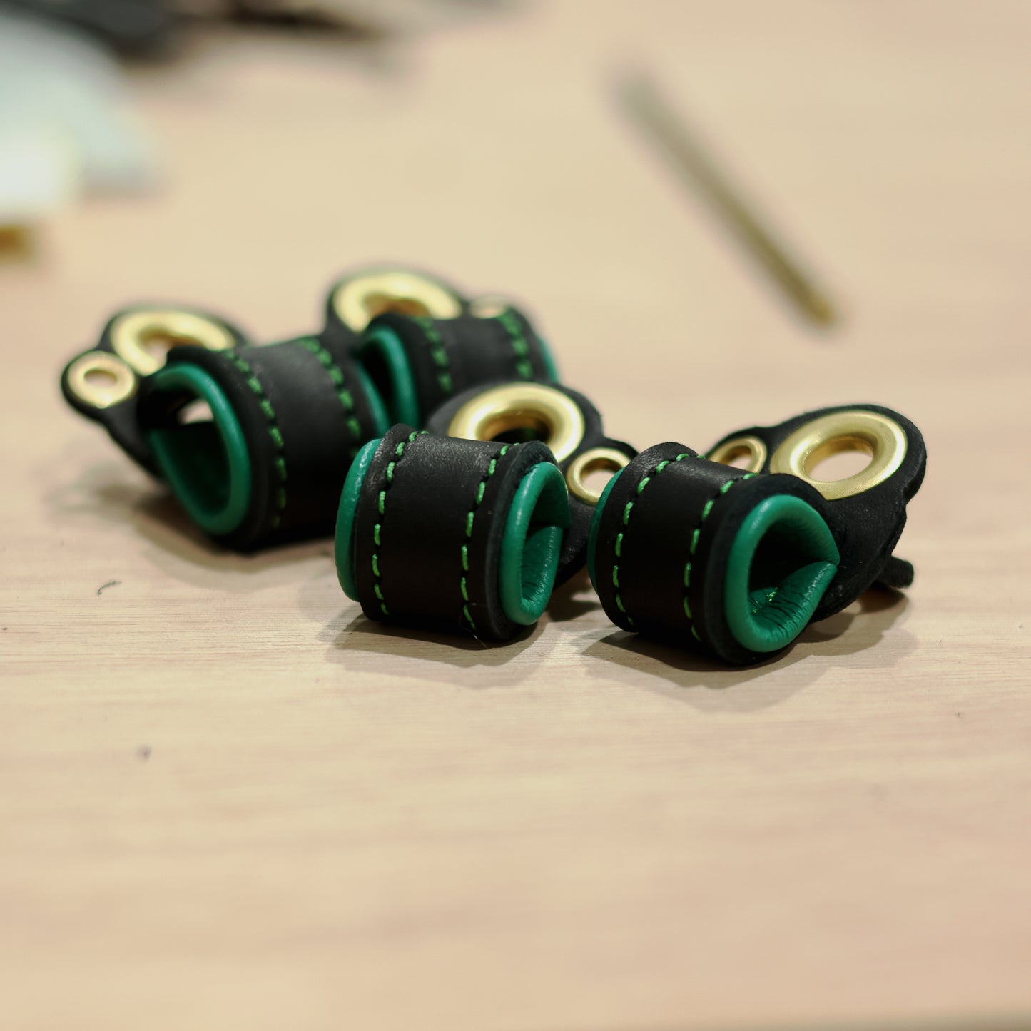 Bespoke Falconry Anklets With Additional Eyelet