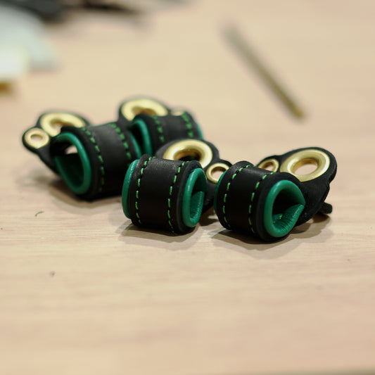 Bespoke Falconry Anklets With Additional Eyelet