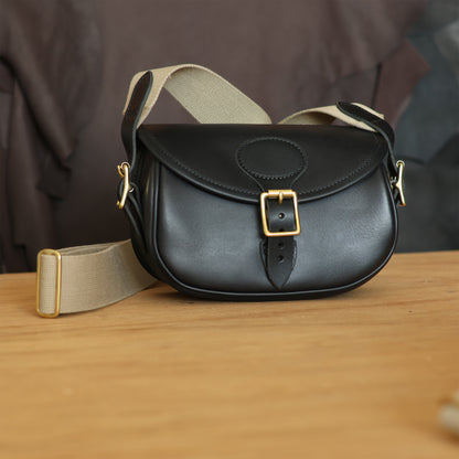 Bellmount Cartridge Bag in black leather