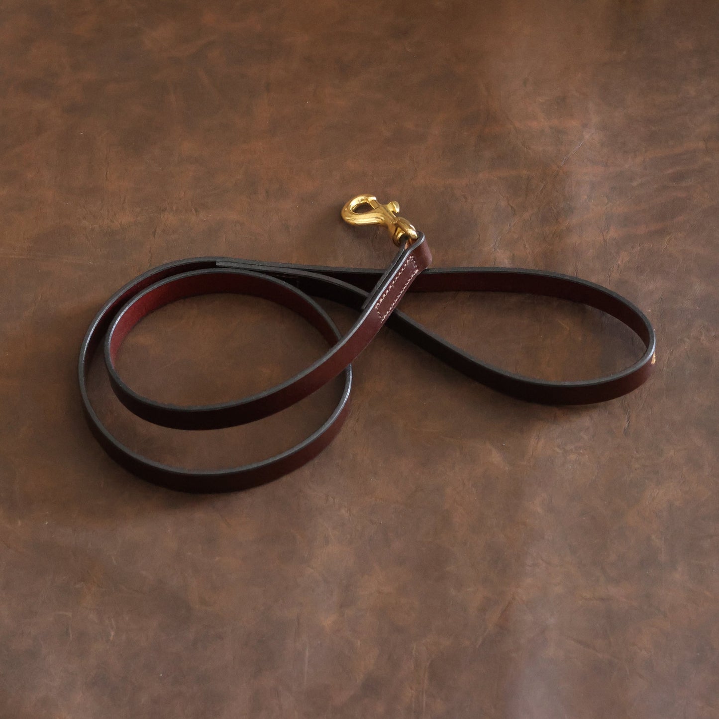 Bridle Leather Dog Lead