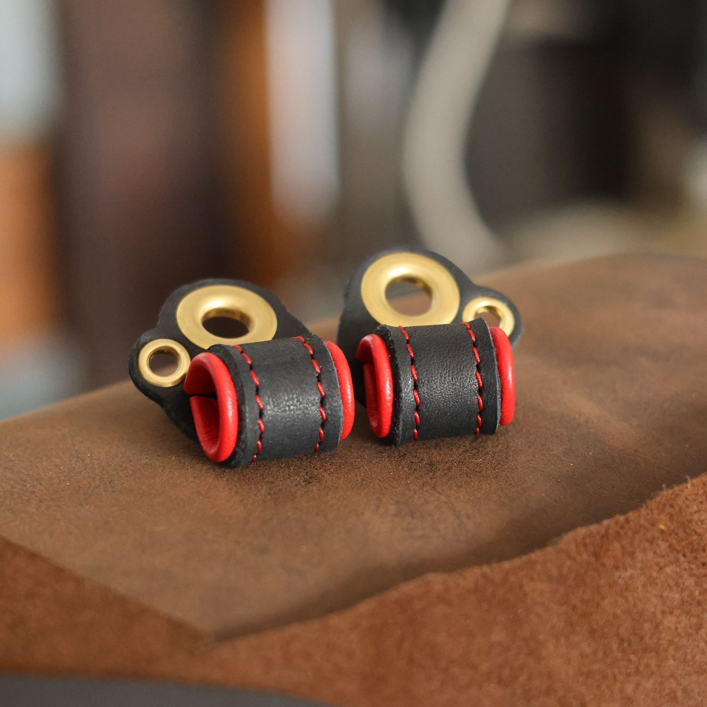Bespoke Falconry Anklets With Additional Eyelet