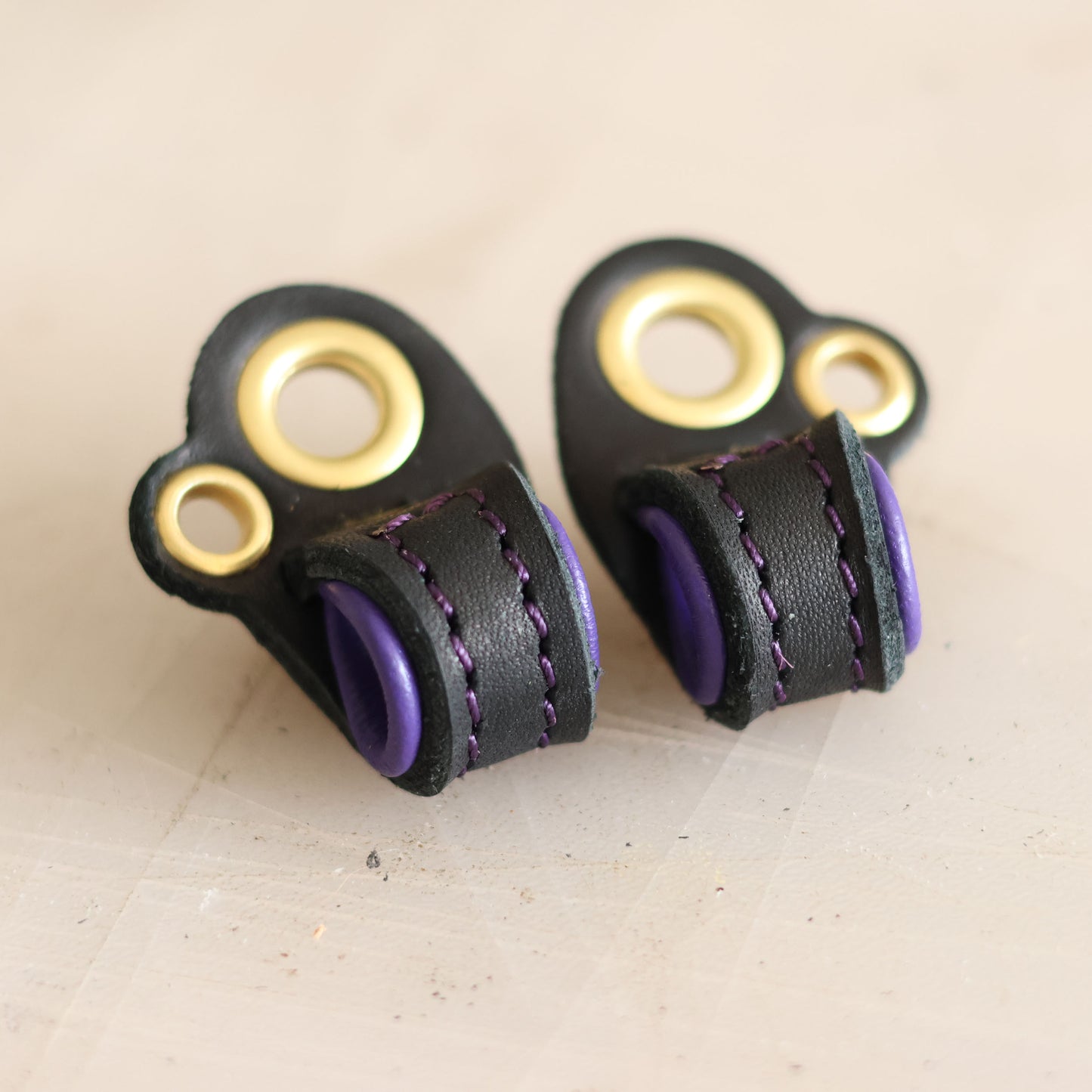Bespoke Falconry Anklets With Additional Eyelet