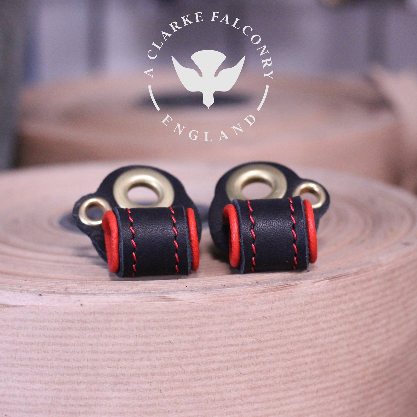 Bespoke Falconry Anklets With Additional Eyelet