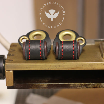 Bespoke Falconry Anklets With Additional Eyelet