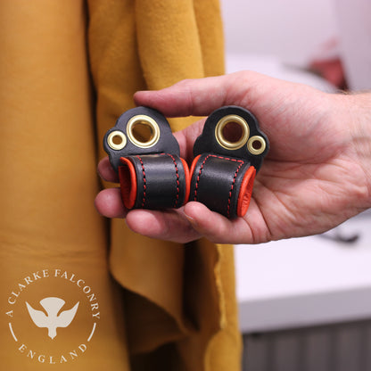 Bespoke Falconry Anklets With Additional Eyelet