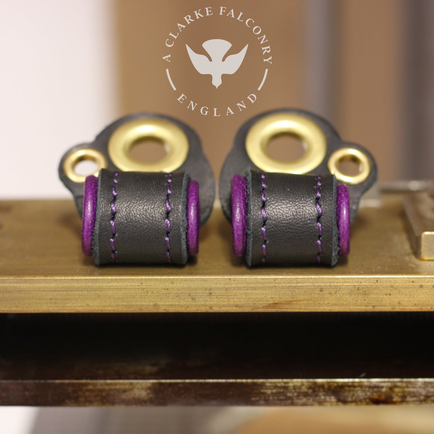 Bespoke Falconry Anklets With Additional Eyelet