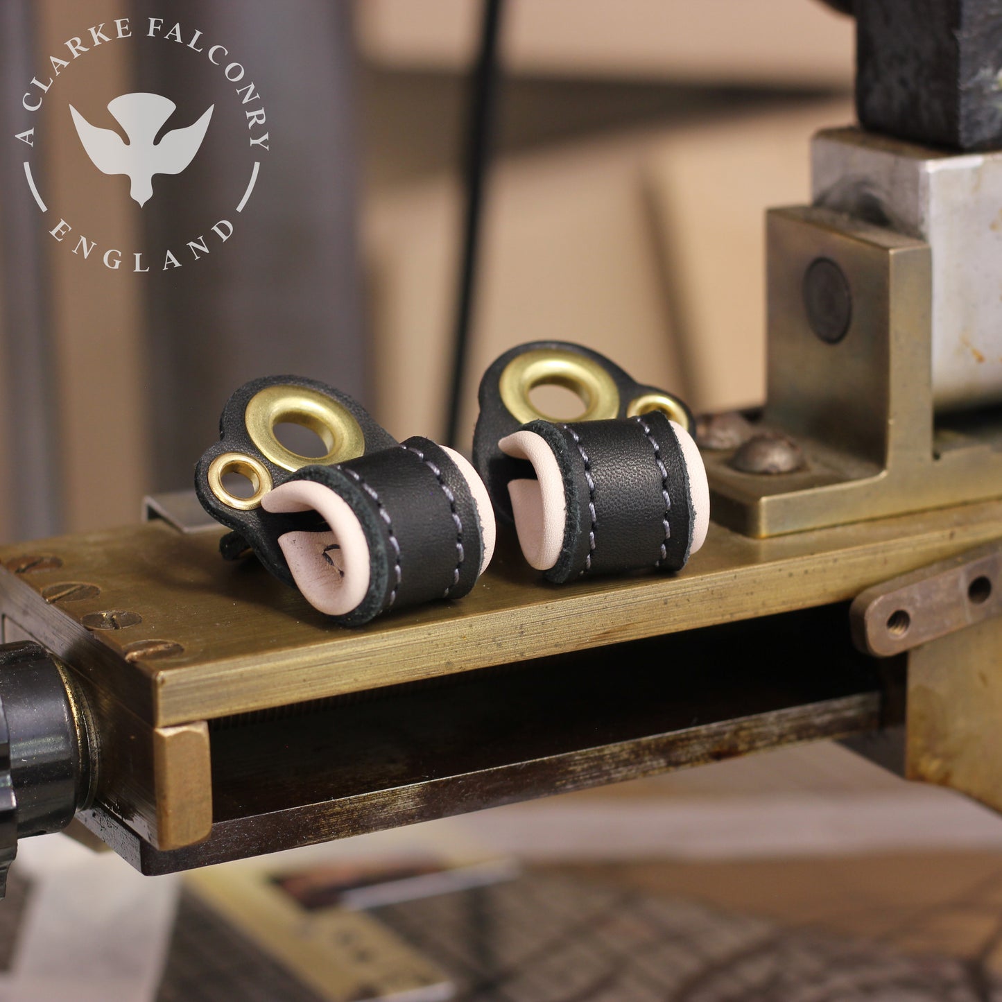 Bespoke Falconry Anklets With Additional Eyelet