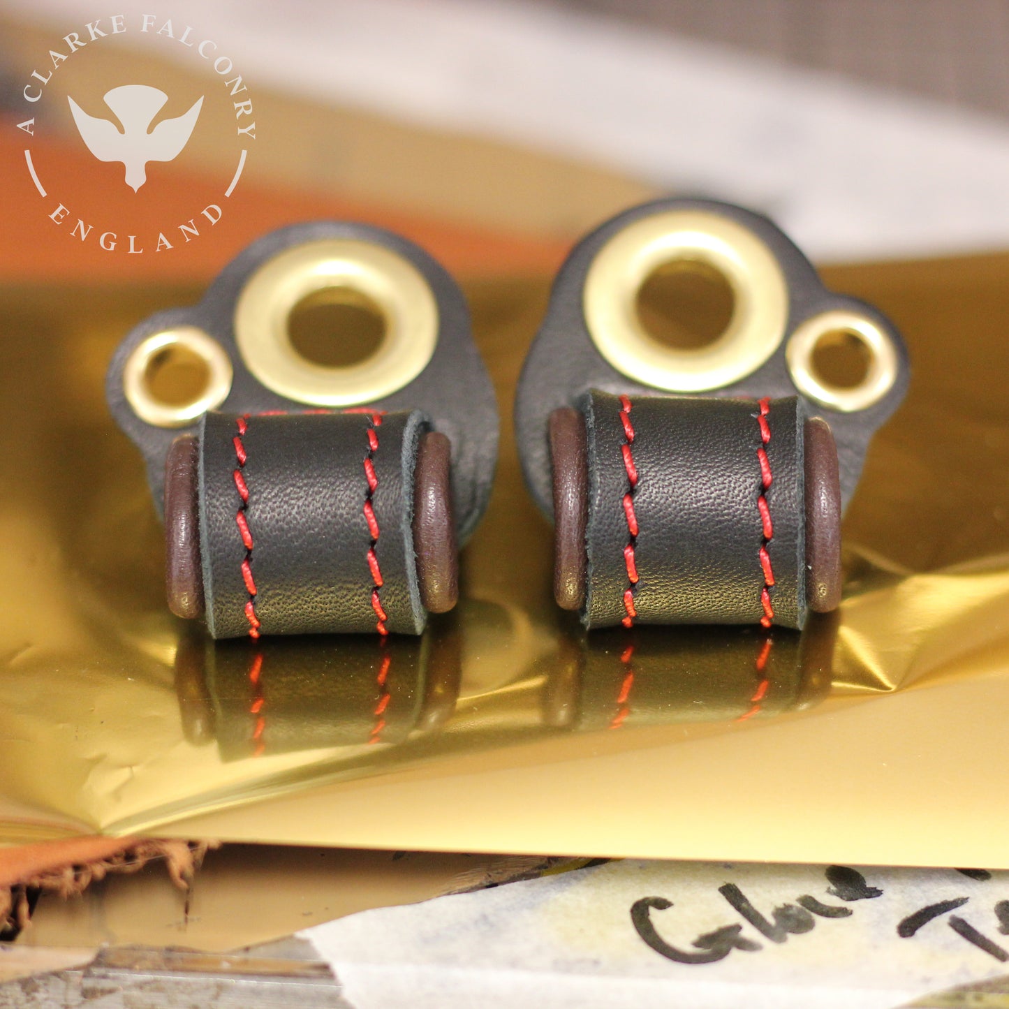 Bespoke Falconry Anklets With Additional Eyelet