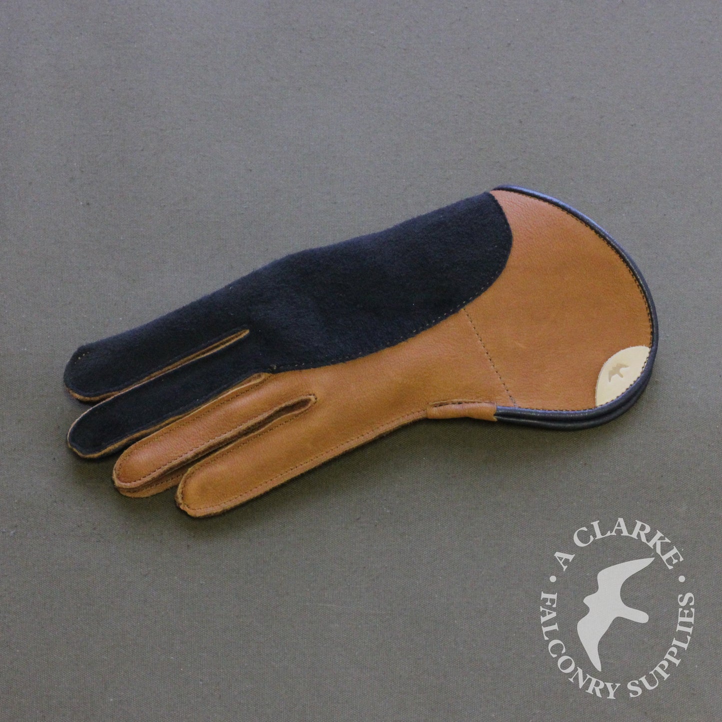 Bespoke Short Cuff Double Thickness Falconry Glove